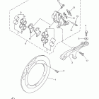ROYAL STAR VENTURE-XVZ13TFYCR/XVZ13TFYR Задний суппорт тормозной