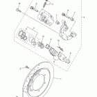 V STAR 650 CUSTOM-XVS65YCL/XVS65YL Передний тормозной суппорт