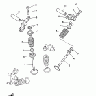 V STAR 250 XV250A1CB/XV250A1B Клапана