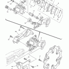 YZ250Y Задний суппорт тормозной