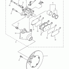 FZ6  FZS6YL/FZS6YB/FZS6YCL/FZS6YCB Задний суппорт тормозной