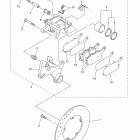 R6S-YZFR6SYCL/YZFR6SYCB/YZFR6SYL/YZFR6SYB Задний суппорт тормозной