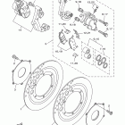 V STAR 1100 CUSTOM-XVS11YCR/XVS11YR Передний тормозной суппорт