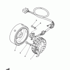 V STAR 250 XV250A1CB/XV250A1B Генератор