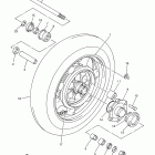 ROYAL STAR VENTURE-XVZ13TFYCR/XVZ13TFYR Заднее колесо