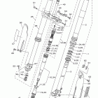 YZ250Y Передняя вилка