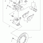 FZ6R FZ6RZR/FZ6RZCR/FZ6RZCL/FZ6RZL/FZ6RZCW/FZ6RZW Задний суппорт тормозной