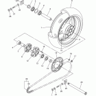 FZ1 FZS10ZCB/FZS10ZCR/FZS10ZR/FZS10ZB Заднее колесо
