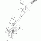 TTR230 TTR230B Выхлопная система