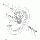 XT250YC/XT250Y Переднее колесо
