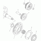WR25RYCL/WR25RYL Муфта стартера