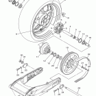 RAIDER S XV19CSZCL/XV19CSZL Заднее колесо