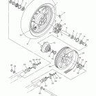 V STAR 950 TOURER XVS95CTBL/XVS95CTBCL/XVS95CTBB/XVS95CTBCB Заднее колесо