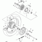 TTR125LE TTR125LEB Заднее колесо