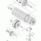 V STAR 650 CUSTOM-XVS65YCL/XVS65YL Сцепление