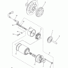 V STAR 650 CUSTOM-XVS65YCL/XVS65YL Муфта стартера