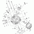 TW200Y/TW200YC Головка цилиндра