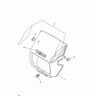 TW200Y/TW200YC Обтекатель 1