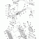 V STAR 1300 TOURER XVS13CTYL/XVS13CTYCR/XVS13CTYCL/XVS13CTYR Радиатор и Патрубки