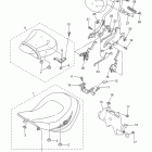 ROYAL STAR TOUR DELUXE S XVZ13CTSZ/XVZ13CTSZC Сидение
