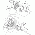 V STAR 650 CUSTOM-XVS65YCL/XVS65YL Заднее колесо
