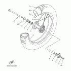 TW200Y/TW200YC Переднее колесо
