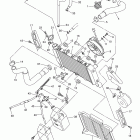 FZ6  FZS6YL/FZS6YB/FZS6YCL/FZS6YCB Радиатор и Патрубки