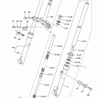 TTR110EY Передняя вилка