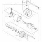 YZF-R6 YZFR6ACR/YZFR6AR Стартер электрический