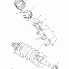 R6-YZFR6YCL/YZFR6YL/YZFR6YCB/YZFR6YCW/YZFR6YB/YZFR6YW Коленчатый вал и Поршень