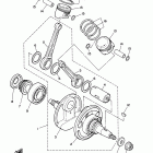 V STAR 250 XV250A1CB/XV250A1B Коленчатый вал и Поршень