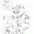 V STAR 1100 CUSTOM-XVS11YCR/XVS11YR Топливный бак