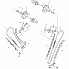 V STAR 950 TOURER XVS95CTBL/XVS95CTBCL/XVS95CTBB/XVS95CTBCB Цепь механизма газораспределения