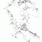 V-MAX 1700 VMX17YB/VMX17YCB Водяной насос