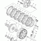 XT250YC/XT250Y Сцепление