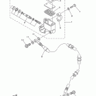 XT250YC/XT250Y Главный тормозной цилиндр,передний