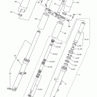 V STAR 950 TOURER XVS95CTBL/XVS95CTBCL/XVS95CTBB/XVS95CTBCB Передняя вилка