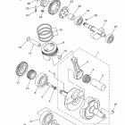 XT250YC/XT250Y Коленчатый вал и Поршень