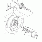 FJR13AEYG/FJR13AEYCG Заднее колесо
