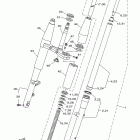 V STAR 650 SILVERADO-XVS65ATYCR/XVS65ATYCB/XVS65ATYB/XVS65ATYR Передняя вилка