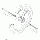 TTR230 TTR230B Переднее колесо