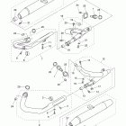 ROYAL STAR VENTURE-XVZ13TFYCR/XVZ13TFYR Выхлопная система