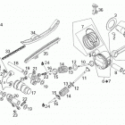 Rally 175 Коленвал и поршни