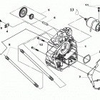 DS 250 NA / Inter Right crankcase half