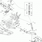Outlander Max 800 STD 4 X 4 Задняя подвеска