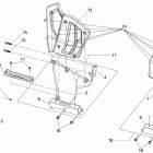 DS 250, CE Front bumper and footrests