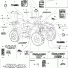 Outlander Max 400 STD 4 X 4 Наклейки