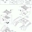 Outlander 800 STD 4 X 4 Передние и задние поддоны STD