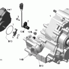 Outlander 500 STD 4 X 4 01- gear box ass and 4x4 actuator