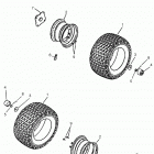 Mini DS 90 4-strokes Заднее колесо